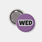 Woensdag Magneet (Voorkant / Achterkant)