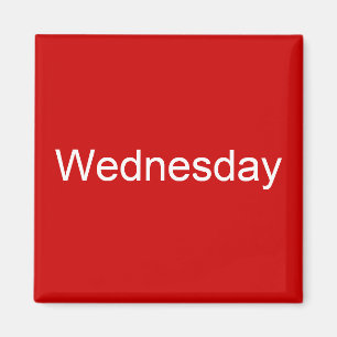 Woensdag Magnet Magneet