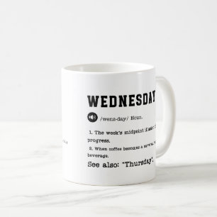 WOENSDAG Mok – Funny Midweek Coffee Cup