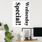 Woensdag Poster speciale schoonheidssalon (Thuiskantoor)