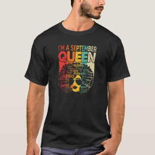 Woensdag september Vrouwen Zwarte Afrikaanse Kaas T-shirt