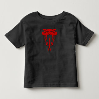 Woest Rood Slangen Gezicht Peuter Fijne Jersey T-S Kinder Shirts