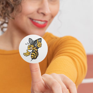Woeste Bij Stickers