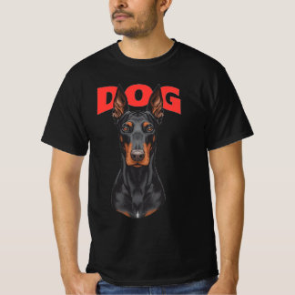 Woeste Dobermann Hond T-Shirt – Sterk en Elegant G