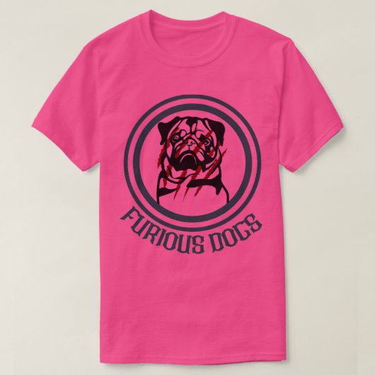 woeste honden t-shirt (Design voorkant)