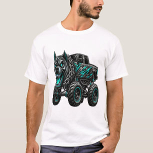 Woeste Pitbull Monstertruck T-shirt