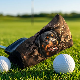 Woeste Rottweiler Golf Putter Golfheadcover