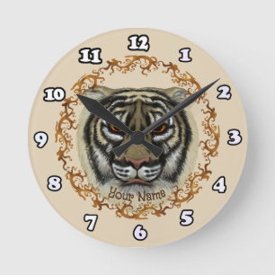 Woeste Tijger klok