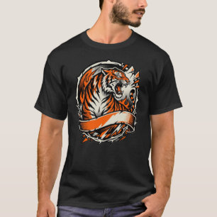 Woeste Tijger Shirt – Aggressief Wild Dier Street