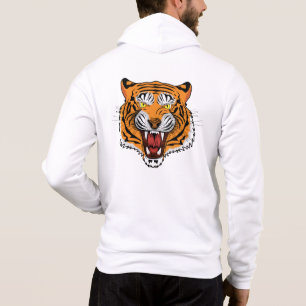 Woeste Tijgerkop Illustratie-24327 Hoodie