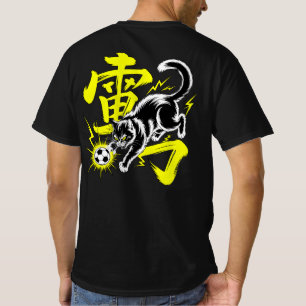 Woeste Voetbal Kat Bliksem Japanse Anime Sport  T-shirt