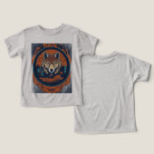 Woeste Wolfskop (Ontwerp Voorkant & Achterkant)
