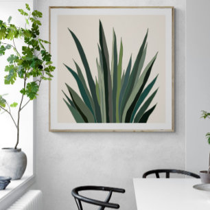 Woestijn Agave Poster en Downloadbare Print