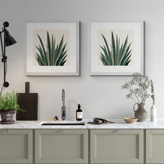Woestijn Agave Poster en Downloadbare Print