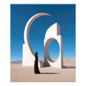 Woestijn Arcana: Fluisteren van de Kosmos Foto Afdruk (Voorkant)