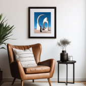 Woestijn Arcana: Fluisteren van de Kosmos Foto Afdruk