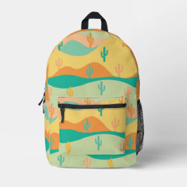 woestijn bedrukte rugzak