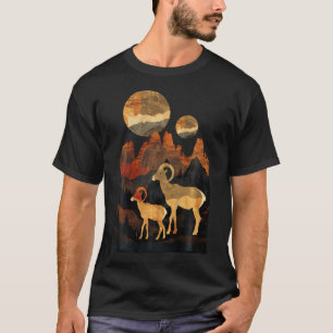 Woestijn Bergen Canyons Dikhoornschaap T-shirt