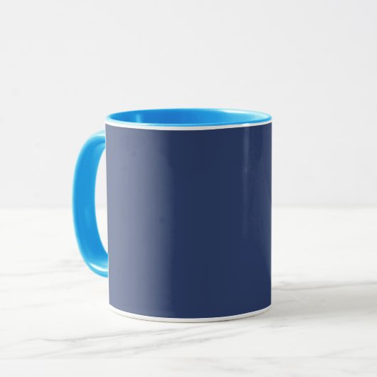 Woestijn Blauw Mok (Voorkant links)