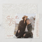 Woestijn Bloem Save The Date (Voorkant / Achterkant)