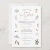 Woestijn Boho Bachelorette Weekend Itinerary en Kaart (Achterkant)