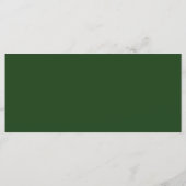 Woestijn bruiloft menu (Achterkant)