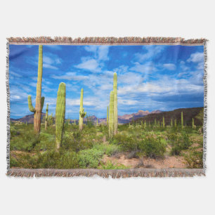 Woestijn cactus landschap, Arizona Deken