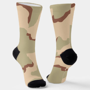 Woestijn Camo Hoes Tan Beige Khaki Army Camo Sokken