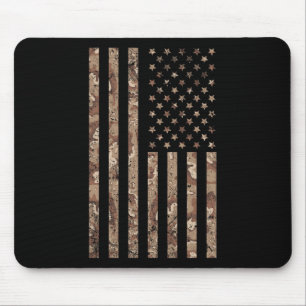 Woestijn camouflage Amerikaanse vlag Militaire 4 j Muismat