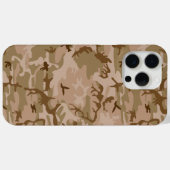 Woestijn camouflagepatroon, militair patroon, lege Case-Mate iPhone case (Achterkant (horizontaal))