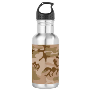 Woestijn camouflagepatroon, militair patroon, lege waterfles