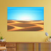 woestijn canvas afdruk (Insitu (Woonkamer))