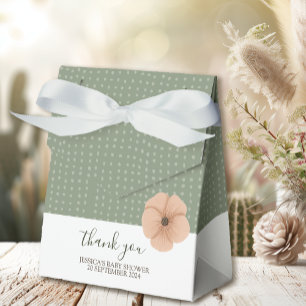 Woestijn Chic Baby Shower Favor Dozen Bedankdoosjes