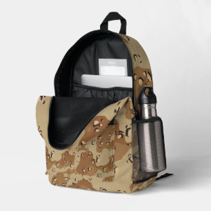 Woestijn Chocolate-Chip Militair Camouflage Bedrukte Rugzak