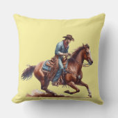 Woestijn Cowboy  Kussen (Voorkant)