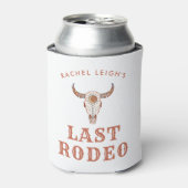 Woestijn Cowgirl Laatste Rodeo Blikjeskoeler (Blikje Voorkant)