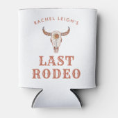 Woestijn Cowgirl Laatste Rodeo Blikjeskoeler (Voorkant)