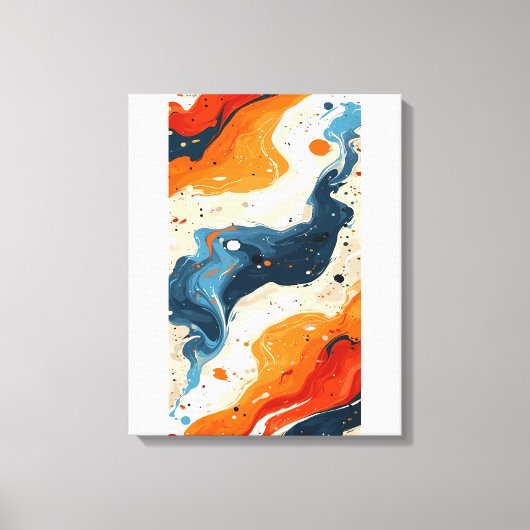 Woestijn & Diepe Zee Canvas Afdruk (Voorkant)