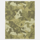 Woestijn Dierlijke Fleece Deken (Voorkant)