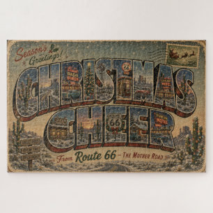 Woestijn Diner Southwest Highway Winter Game Legpuzzel
