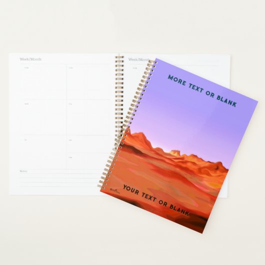 Woestijn kalm planner (Display)
