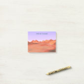 Woestijn kalm post-it® notes (Op bureau)