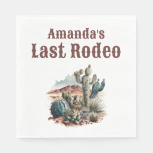 Woestijn Laatste Rodeo Scottsdale Bachelorette Wee Servet