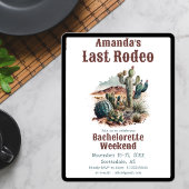 Woestijn Laatste Rodeo Scottsdale vrijgezellenweek Kaart