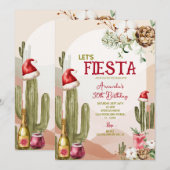 Woestijn Let's Fiesta Cactus Kerstmis 50e verjaard Kaart (Voorkant / Achterkant)