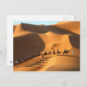 woestijn-marokko-sahara briefkaart (Voorkant / Achterkant)