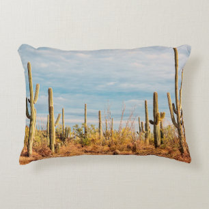 Woestijn met Saguaro cacti Accent Kussen