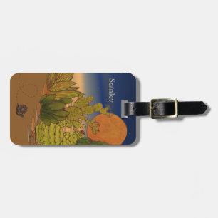Woestijn Nacht Slak Bagage Label - Personaliseer