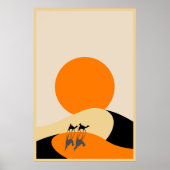 woestijn poster (Voorkant)