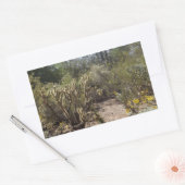 woestijn rechthoekige sticker (Envelop)